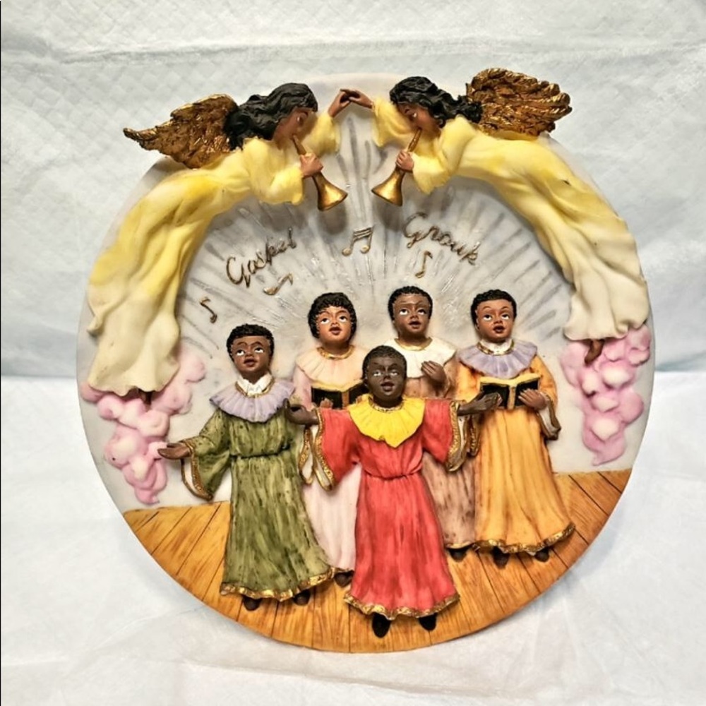 Religious them plate is 12 inches across.